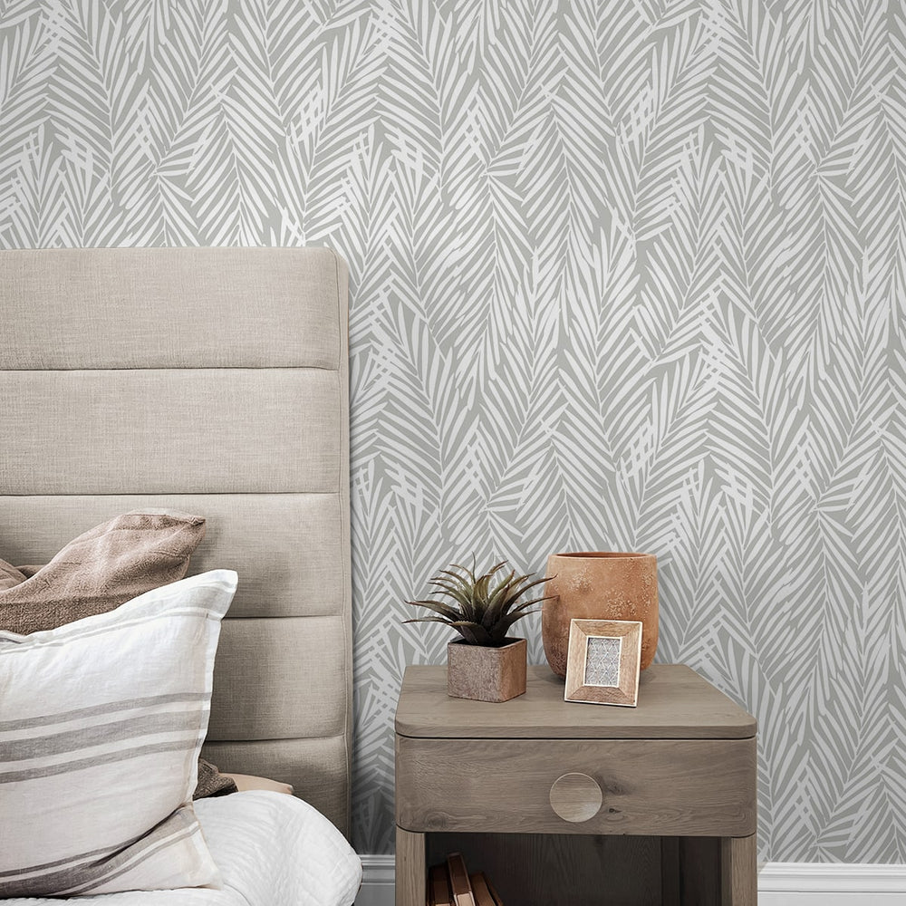 
                  
                    SG12308 palm leaf peel and stick wallpaper bedroom from Stacy Garcia Home
                  
                