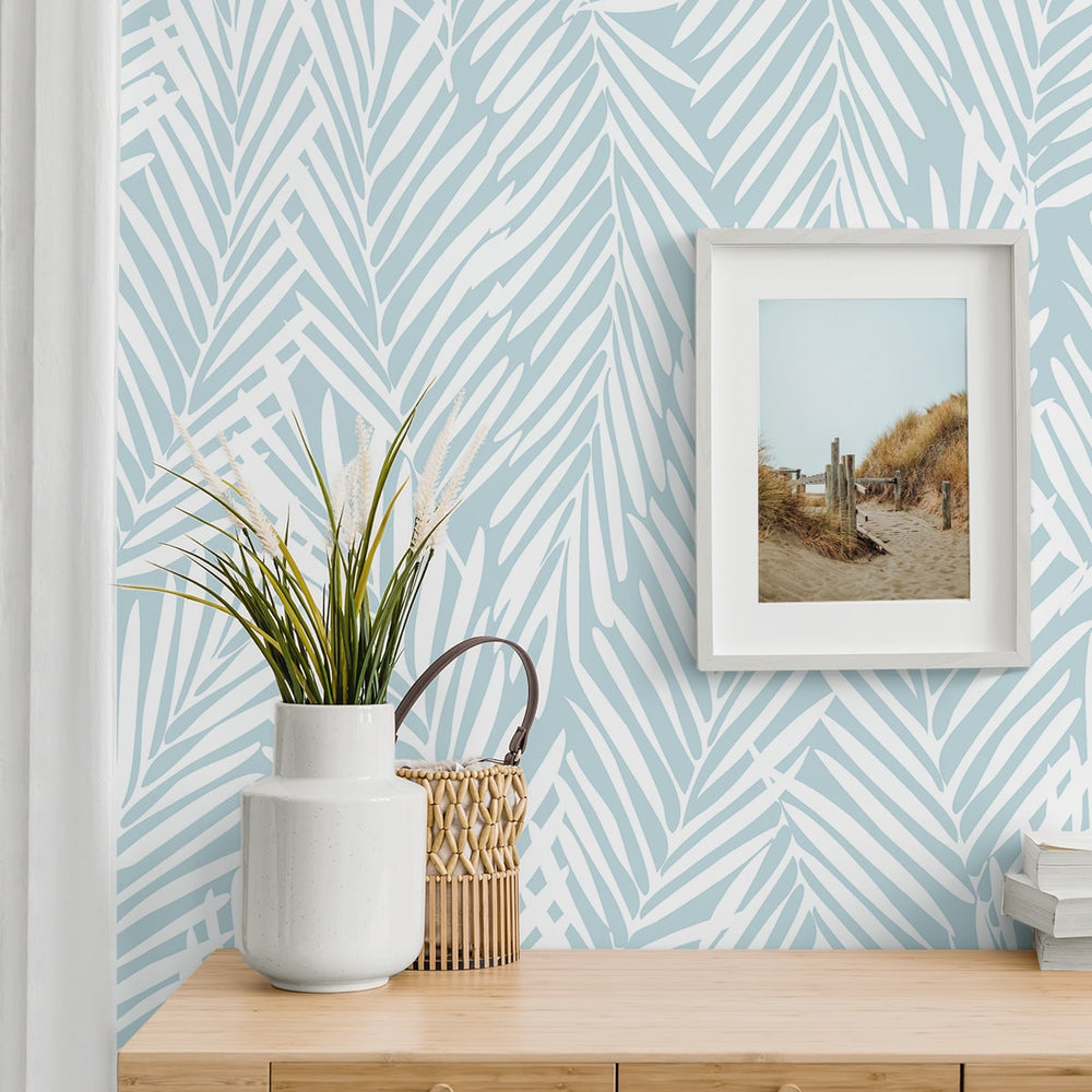 
                  
                    SG12312 palm leaf peel and stick wallpaper decor from Stacy Garcia Home
                  
                