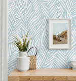 SG12312 palm leaf peel and stick wallpaper decor from Stacy Garcia Home