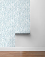 SG12312 palm leaf peel and stick wallpaper roll from Stacy Garcia Home