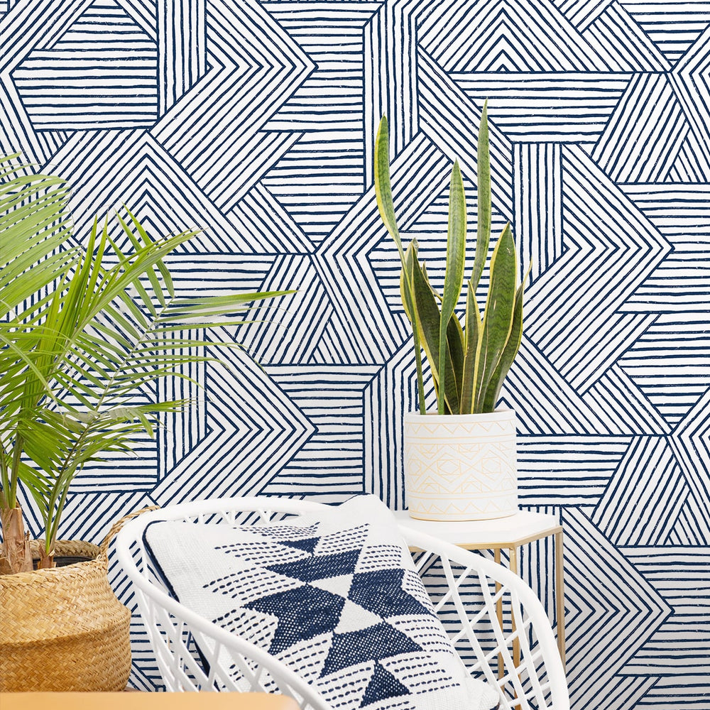 
                  
                    SG12402 geometric peel and stick wallpaper decor from Stacy Garcia Home
                  
                