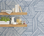 SG12402 geometric peel and stick wallpaper accent from Stacy Garcia Home
