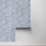 SG12402 geometric peel and stick wallpaper roll from Stacy Garcia Home
