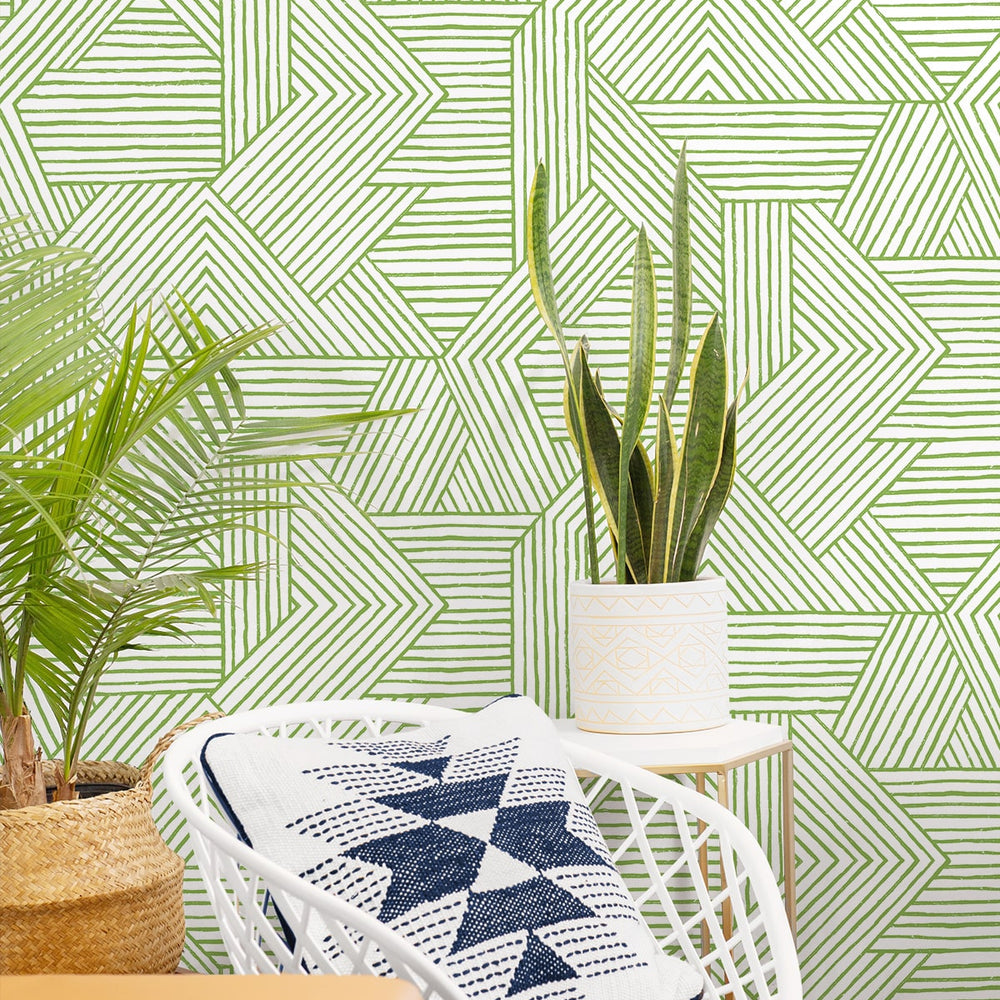 
                  
                    SG12404 geometric peel and stick wallpaper living room from Stacy Garcia Home
                  
                