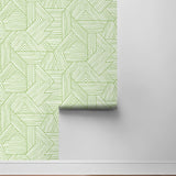 SG12404 geometric peel and stick wallpaper roll from Stacy Garcia Home