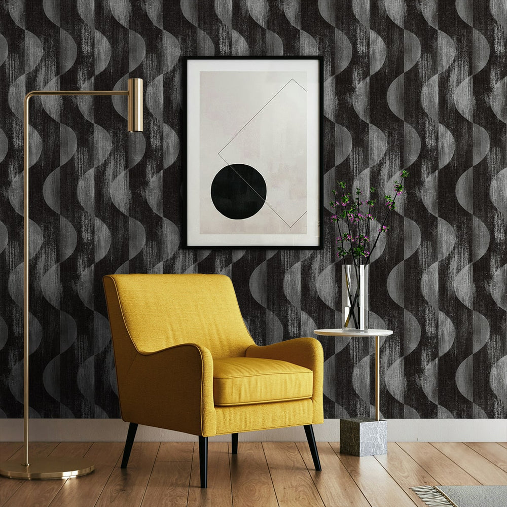 
                  
                    SG12700 geometric peel and stick wallpaper living room from Stacy Garcia Home
                  
                