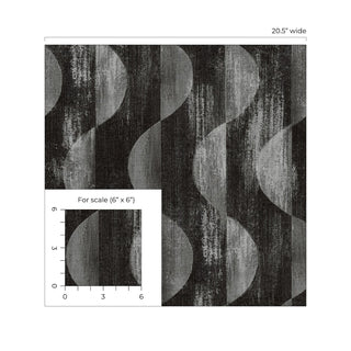 SG12700 geometric peel and stick wallpaper scale from Stacy Garcia Home