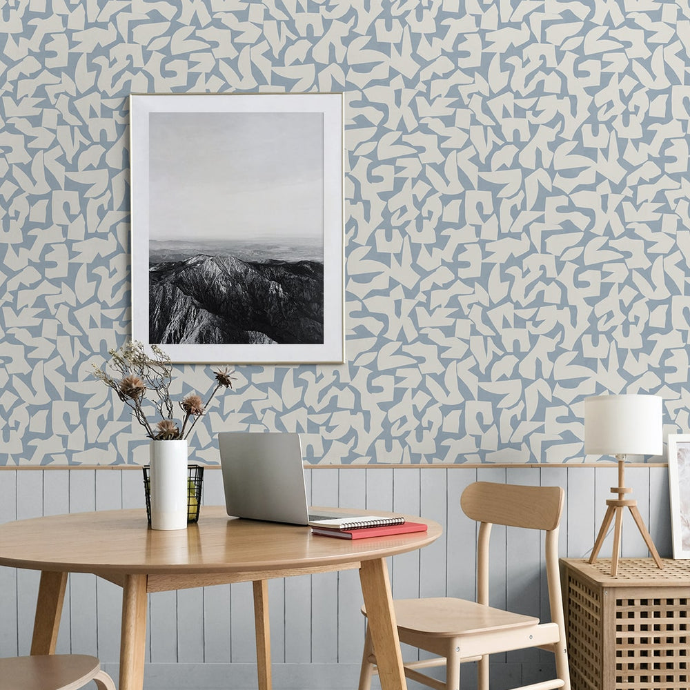 
                  
                    SG12802 abstract geometric peel and stick wallpaper dining room from Stacy Garcia
                  
                
