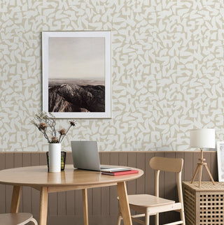 SG12805 abstract geometric peel and stick wallpaper dining room from Stacy Garcia