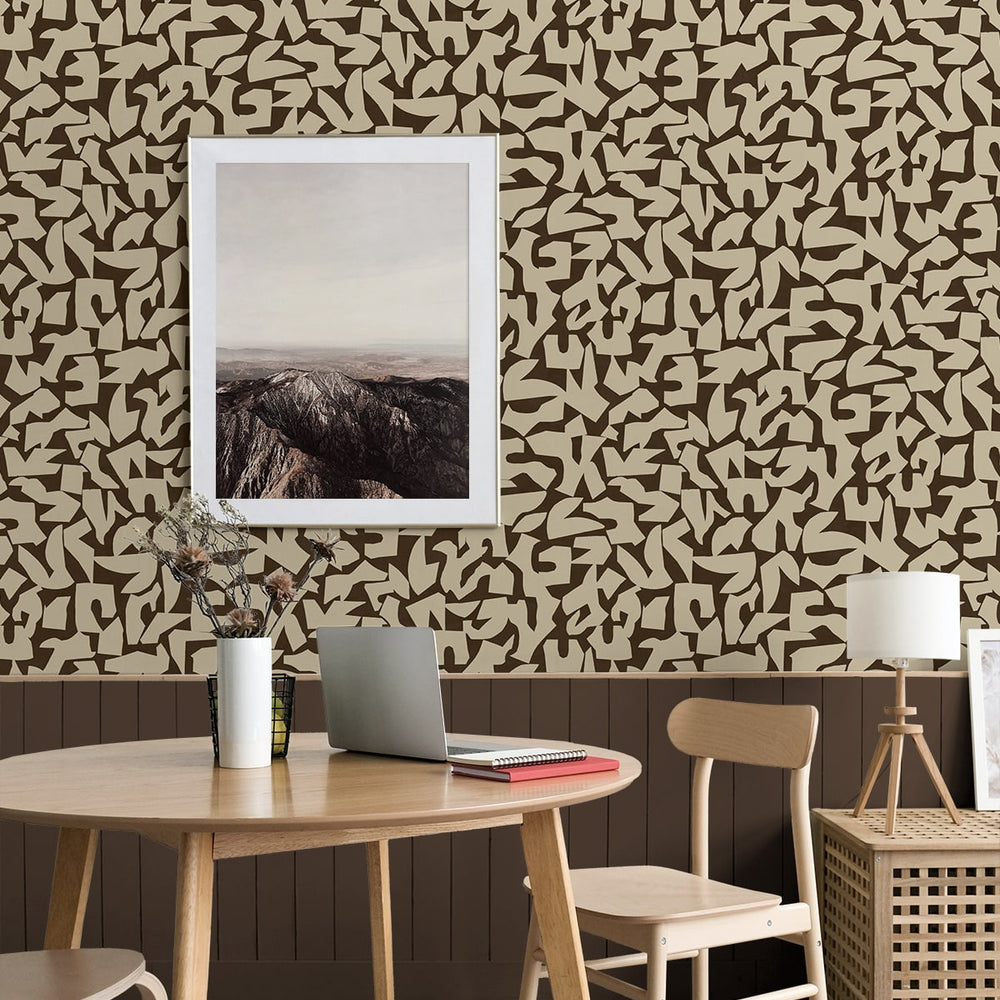 
                  
                    SG12806 abstract geometric peel and stick wallpaper dining room from Stacy Garcia
                  
                