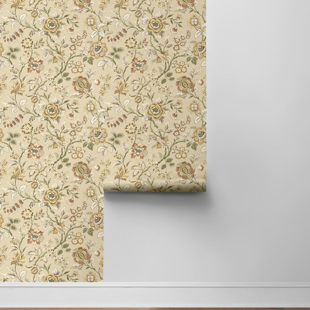 
                  
                    SG13006 jacobean floral peel and stick wallpaper roll from The Sojourn Collection by Stacy Garcia
                  
                