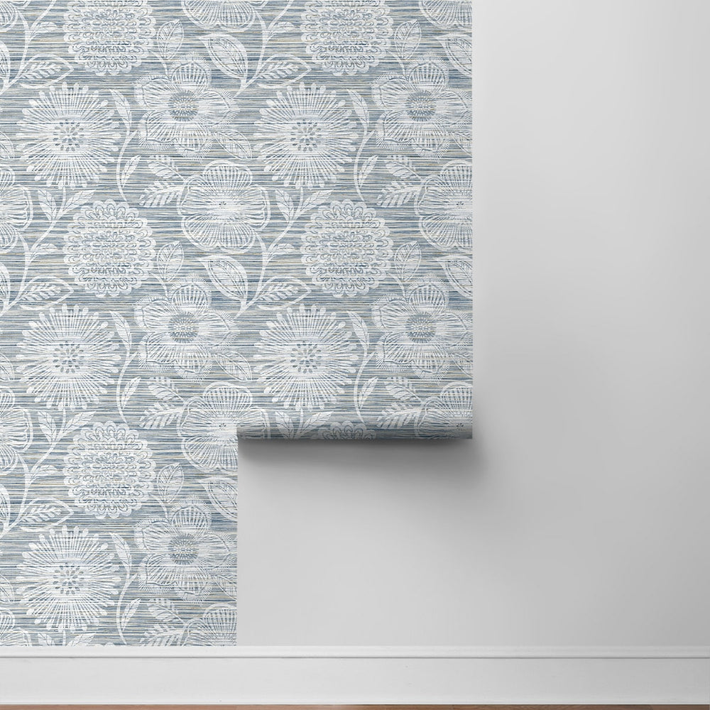 
                  
                    SG13302 faux grass floral peel and stick wallpaper roll from The Sojourn Collection by Stacy Garcia
                  
                