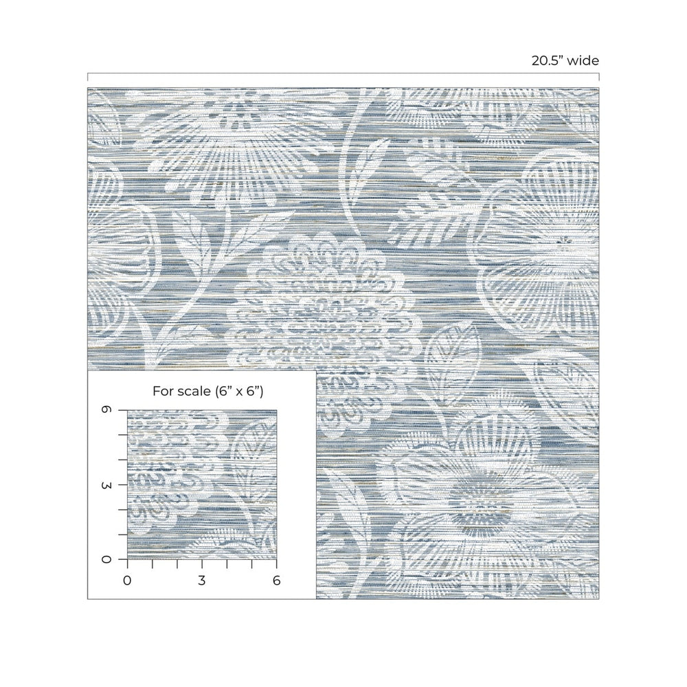 
                  
                    SG13302 faux grass floral peel and stick wallpaper scale from The Sojourn Collection by Stacy Garcia
                  
                