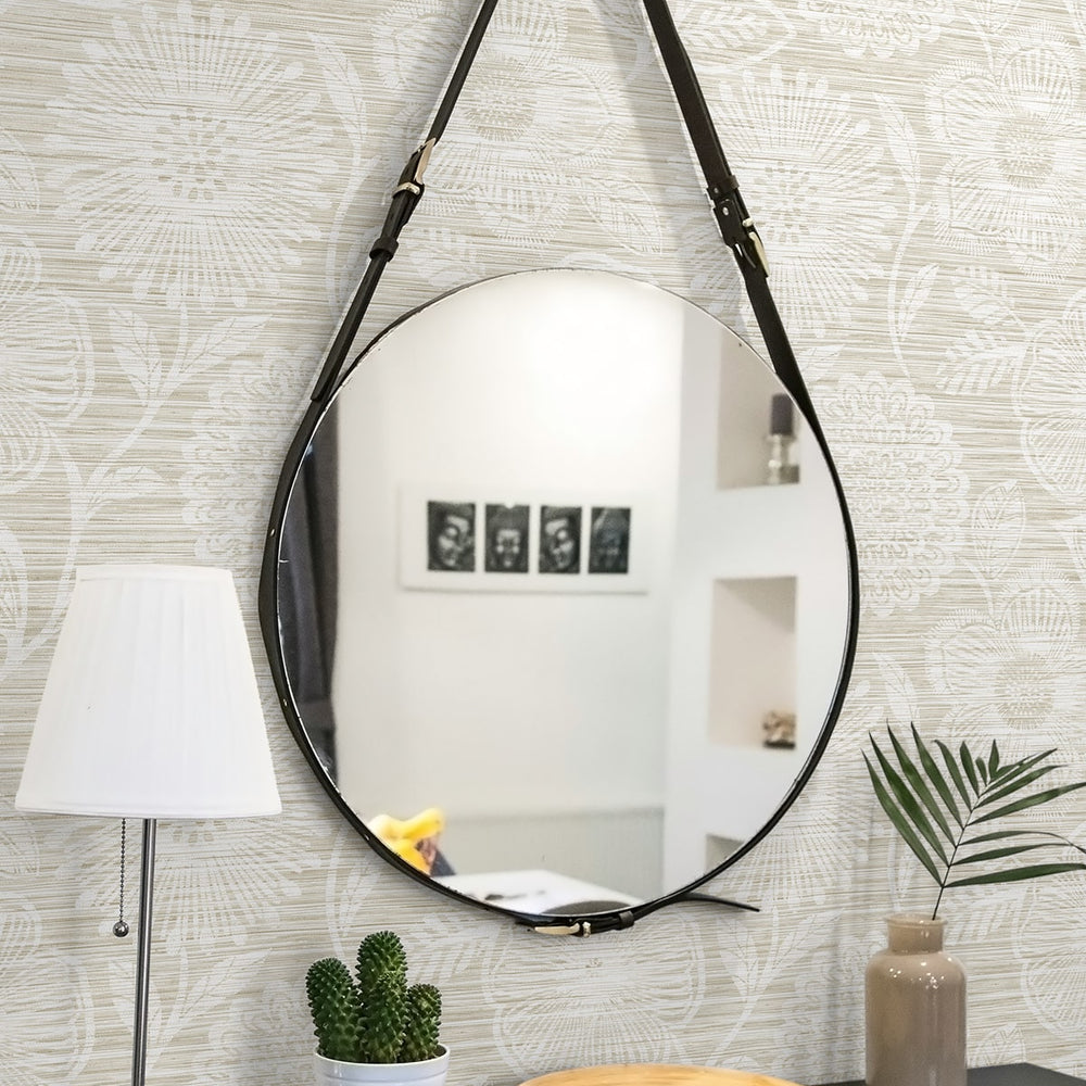 
                  
                    SG13307 faux grass floral peel and stick wallpaper entry mirror from The Sojourn Collection by Stacy Garcia
                  
                