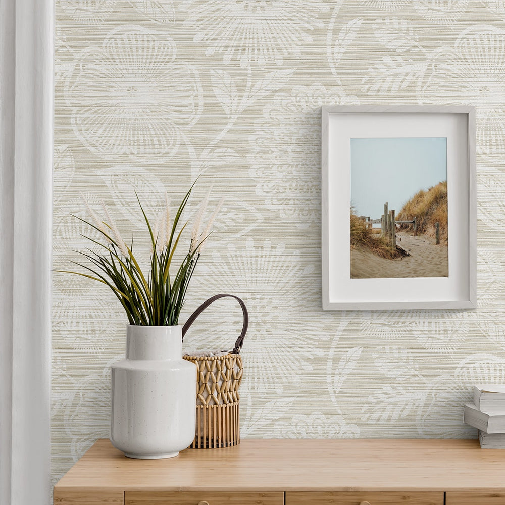 
                  
                    SG13307 faux grass floral peel and stick wallpaper entry table from The Sojourn Collection by Stacy Garcia
                  
                
