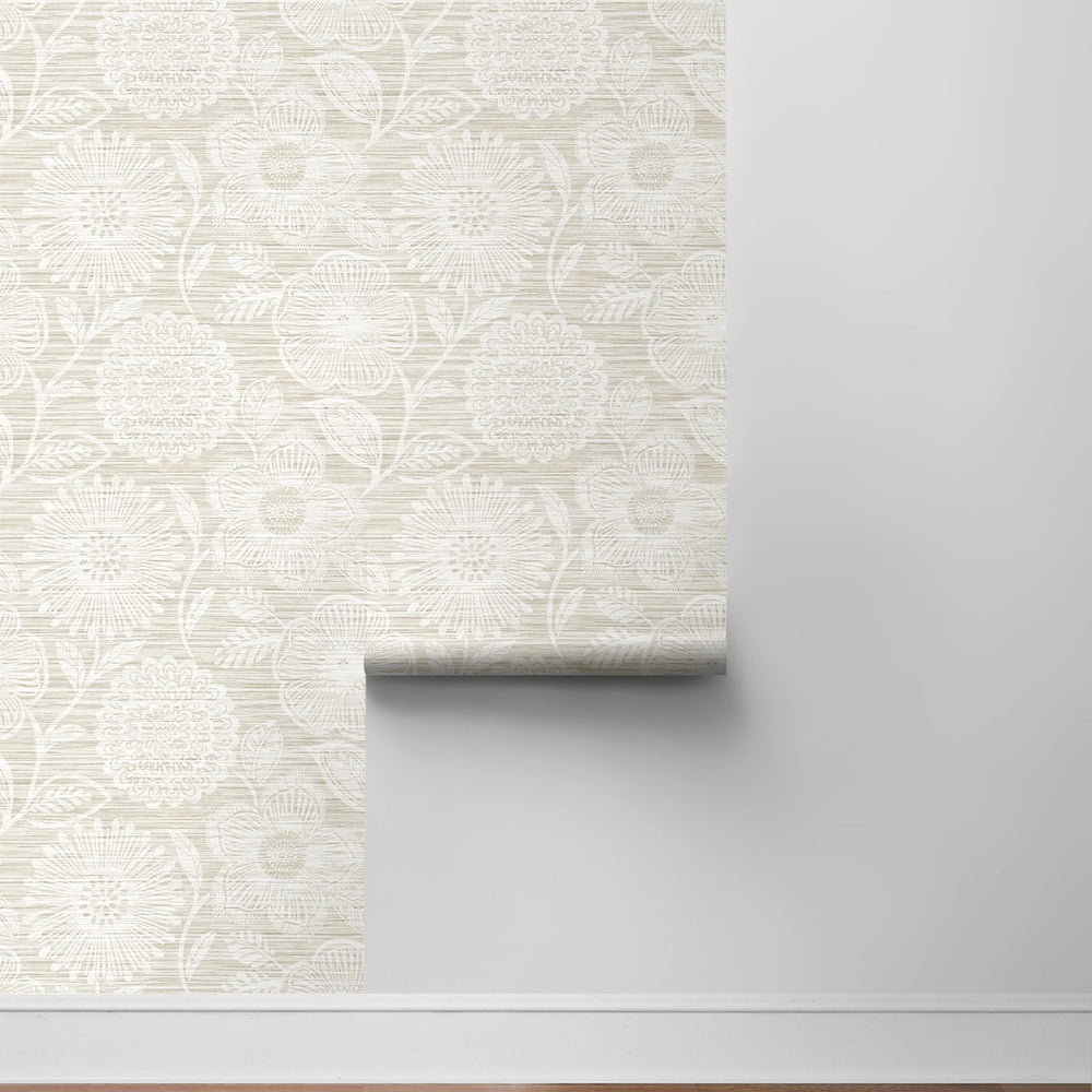
                  
                    SG13307 faux grass floral peel and stick wallpaper roll from The Sojourn Collection by Stacy Garcia
                  
                
