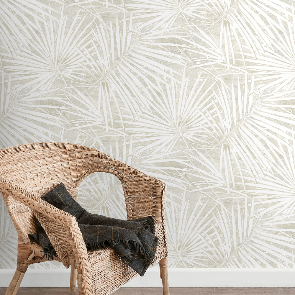 
                  
                    SG13407 palm leaf peel and stick wallpaper chair from The Sojourn Collection by Stacy Garcia Home
                  
                
