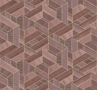 SHS10304 wood veneer grasscloth wallpaper from Seabrook Designs