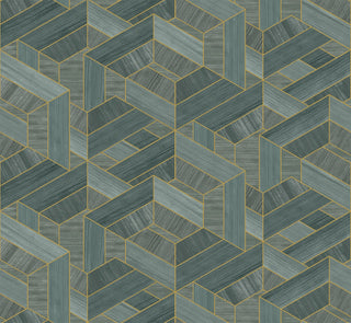 SHS10306 wood veneer grasscloth wallpaper from Seabrook Designs