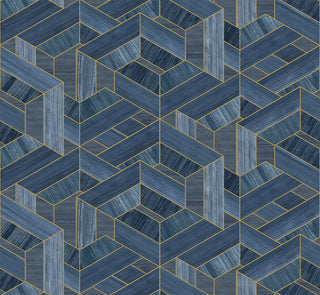 SHS10307 wood veneer grasscloth wallpaper from Seabrook Designs