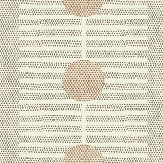 Mitchell Black Forbes Masters Nomalanga Geometric Wallpaper in shade Linen at Say Decor