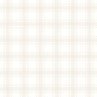 neutral plaid peel and stick wallpaper from Say Decor