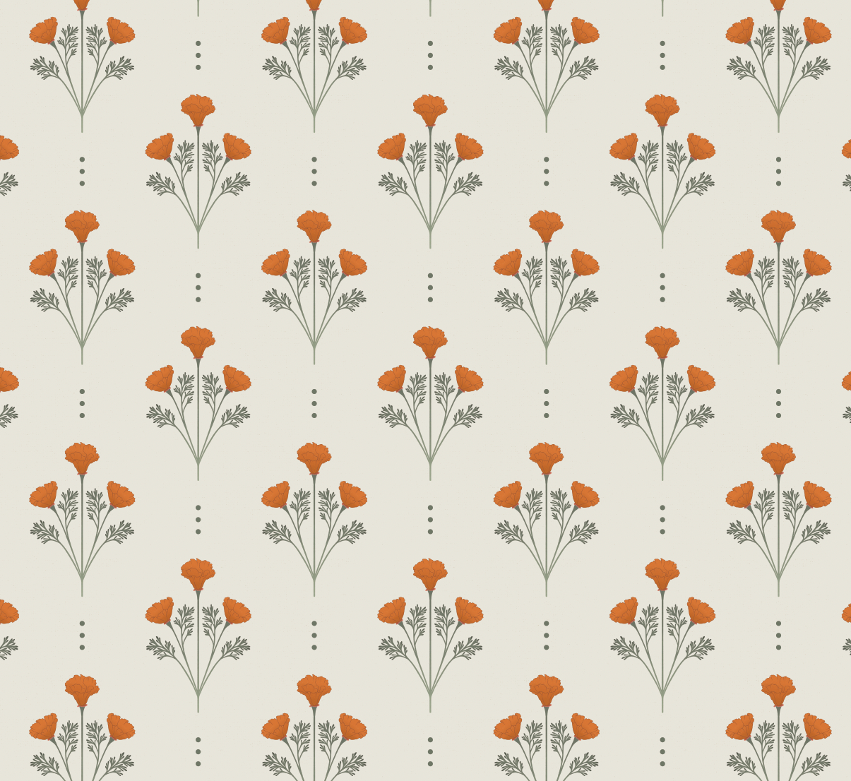 floral peel and stick wallpaper from Loomwell Home Goods
