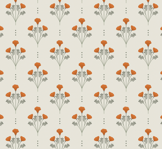floral peel and stick wallpaper from Loomwell Home Goods
