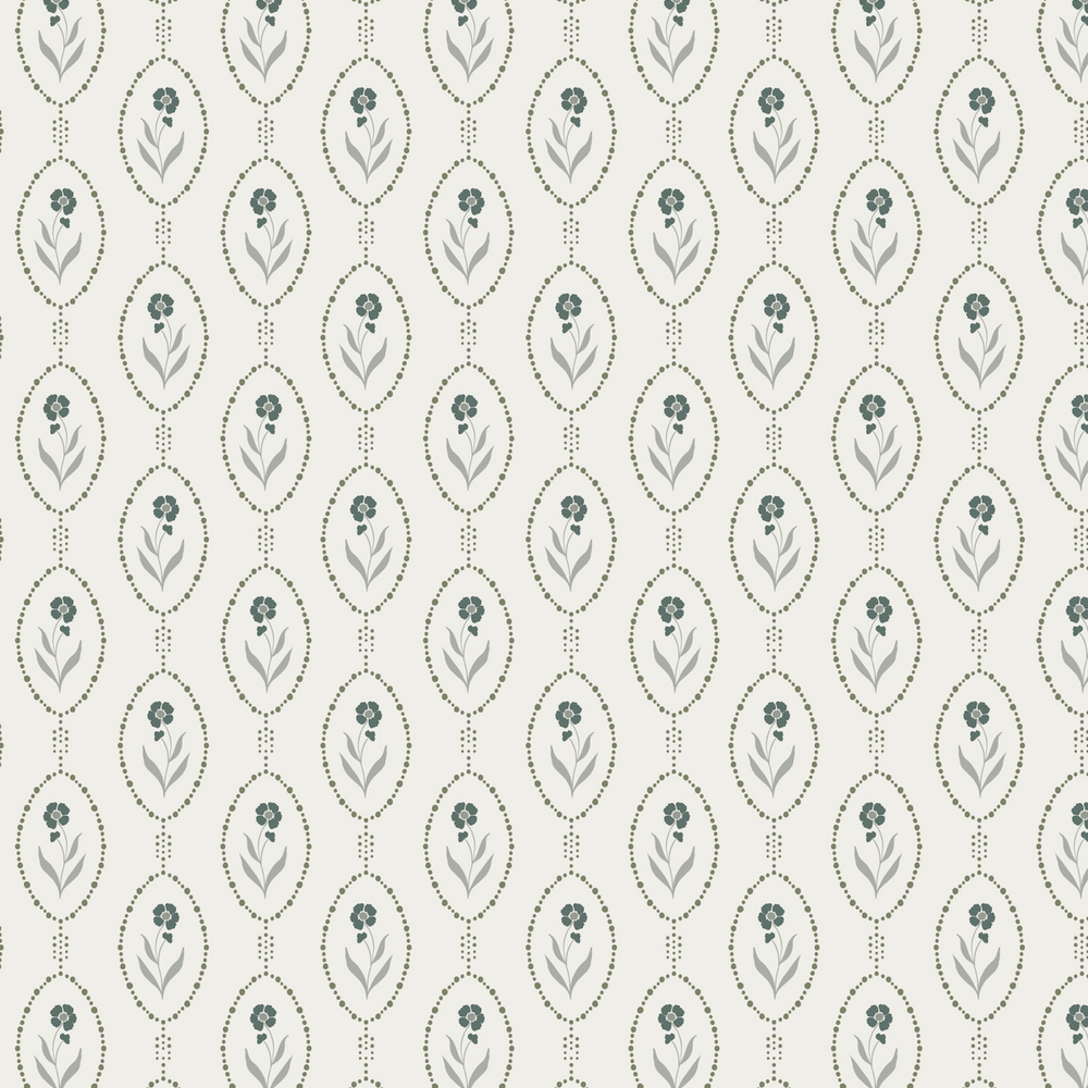 
                  
                    blue floral emblem peel and stick wallpaper from Loomwell Home Goods
                  
                