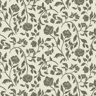 green floral peel and stick wallpaper from Loomwell Home Goods