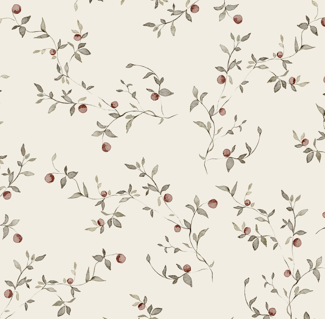 botanical peel and stick wallpaper from Loomwell Home Goods