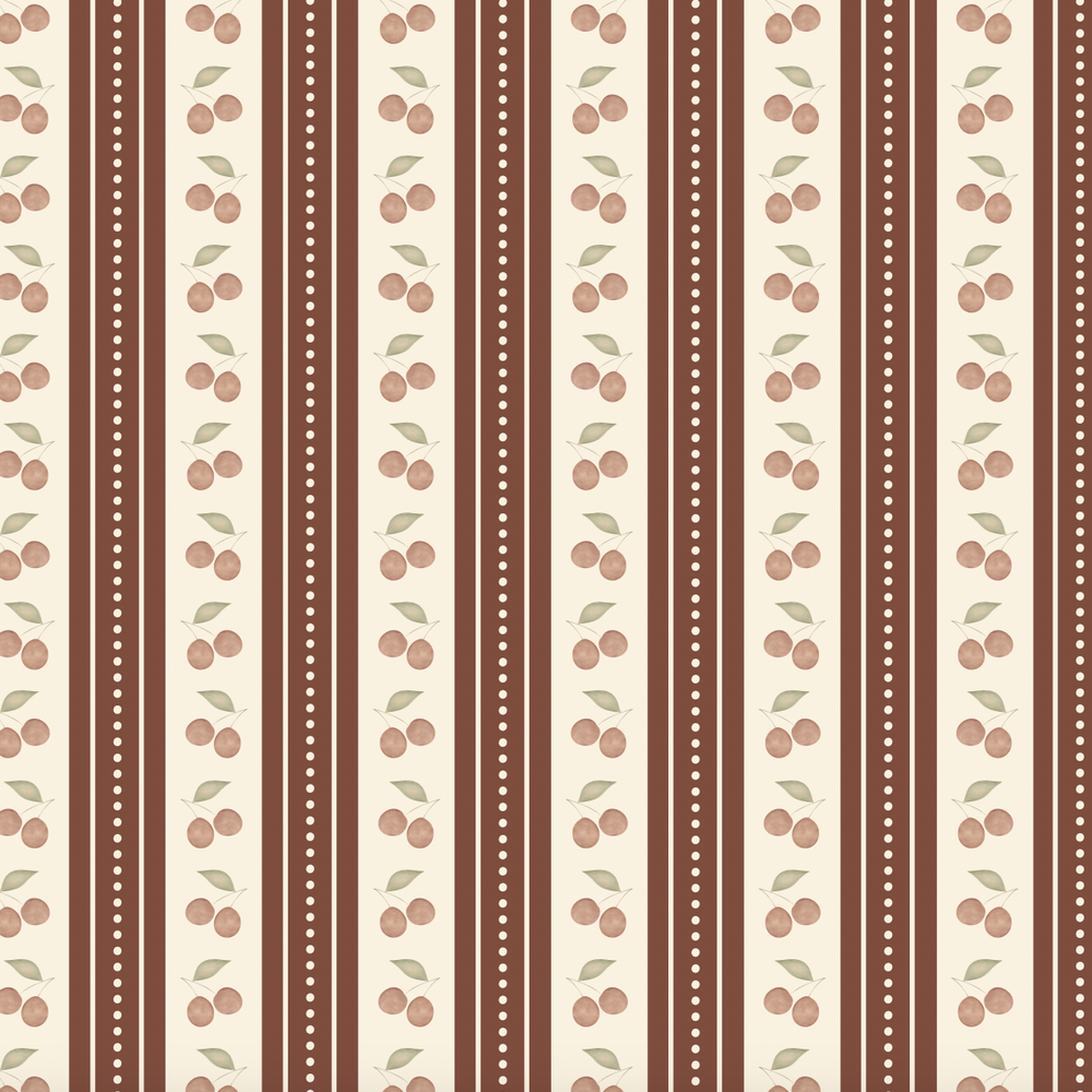 
                  
                    red cherry stripe peel and stick wallpaper from Loomwell Home Goods
                  
                