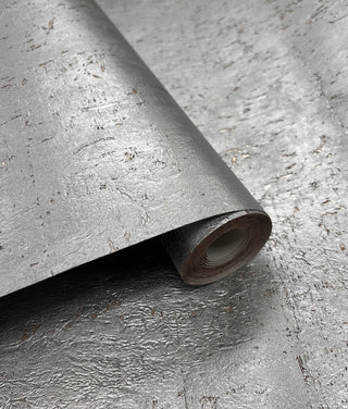 Silver Cork Grasscloth Unpasted Wallpaper Roll at Say Decor