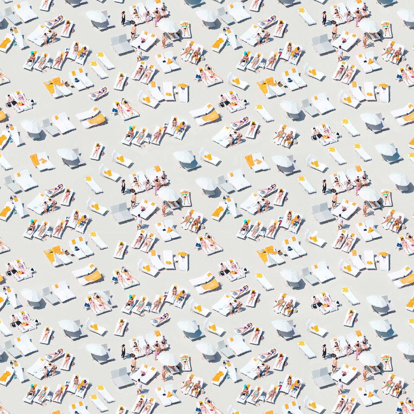 Mitchell Black Gray Malin The Sunbathers Wallpaper at Say Decor