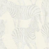 Dolce & Gabbana Zebra Romance animal vinyl unpasted wallpaper in shade porcelain