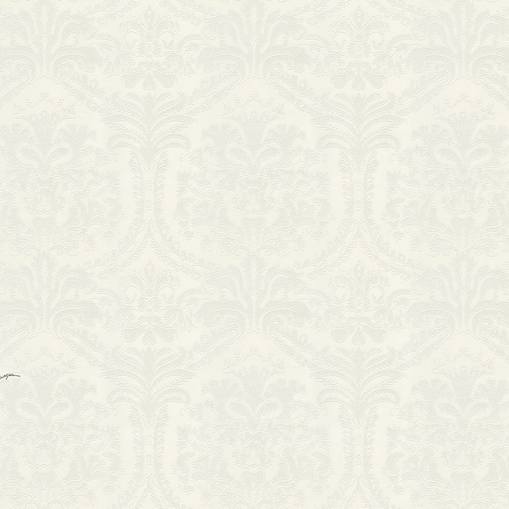 
                  
                    Dolce & Gabanna Casa Damasco vinyl wallpaper in shade Porcelain
                  
                