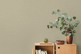 TH90206 Fibers and Threads Stretford Faux Linen Embossed Vinyl Unpasted Wallpaper Decor from Say Decor