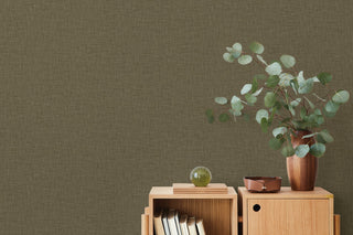 TH90218 Fibers and Threads Stretford Faux Linen Embossed Vinyl Unpasted Wallpaper Decor from Say Decor