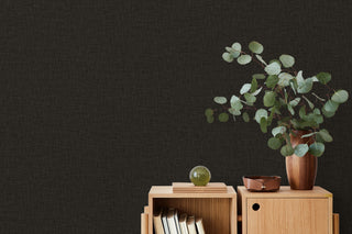 TH90221 Fibers and Threads Stretford Faux Linen Embossed Vinyl Unpasted Wallpaper Decor from Say Decor