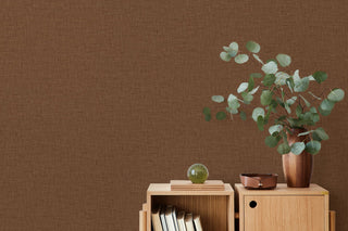 TH90242 Fibers and Threads Stretford Faux Linen Embossed Vinyl Unpasted Wallpaper Decor from Say Decor