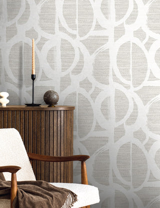 TH91700 abstract wallpaper decor from the Fibers & Threads collection by Seabrook Designs