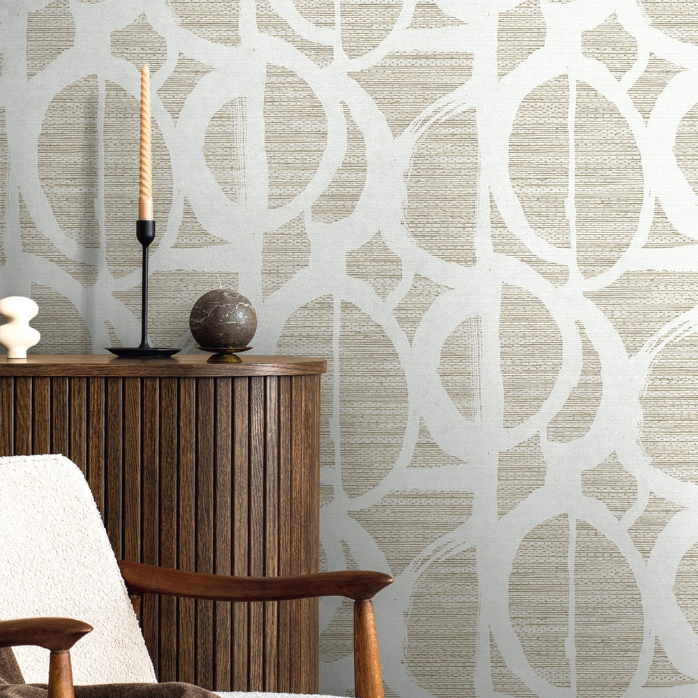 
                  
                    TH91707 abstract wallpaper chair from the Fibers & Threads collection by Seabrook Designs
                  
                