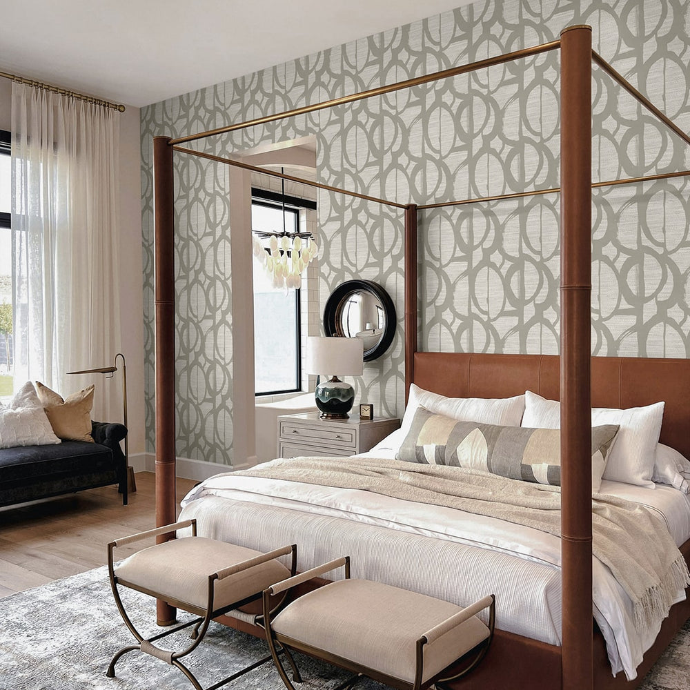 
                  
                    TH91708 abstract wallpaper bedroom from the Fibers & Threads collection by Seabrook Designs
                  
                