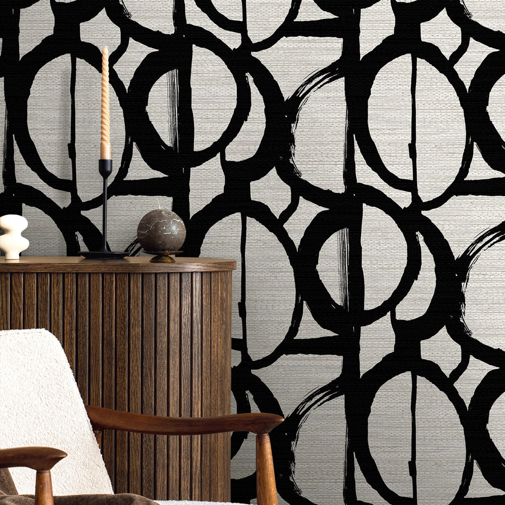 
                  
                    TH91710 abstract wallpaper accent from the Fibers & Threads collection by Seabrook Designs
                  
                