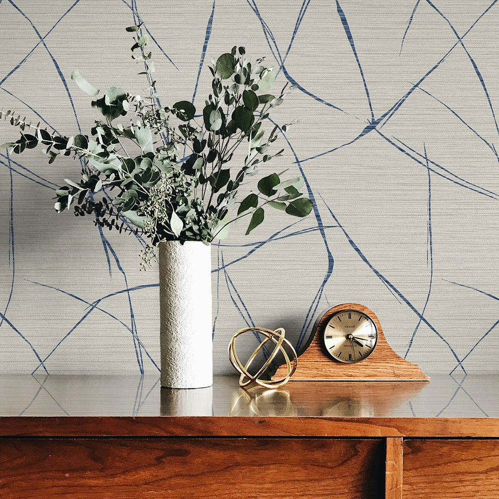 
                  
                    TH91902 abstract textured vinyl wallpaper decor from the FIbers and Threads collection by Seabrook Designs
                  
                