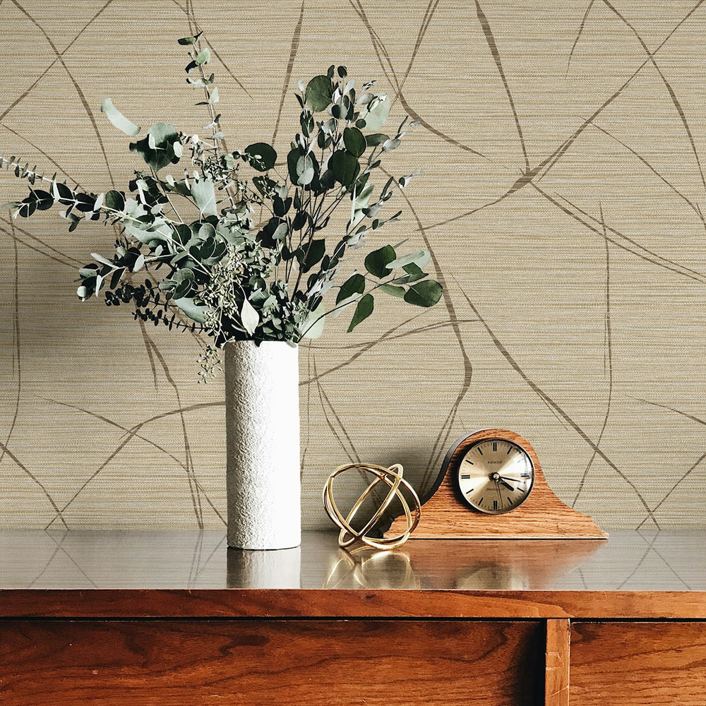 
                  
                    TH91905 abstract textured vinyl wallpaper decor from the FIbers and Threads collection by Seabrook Designs
                  
                