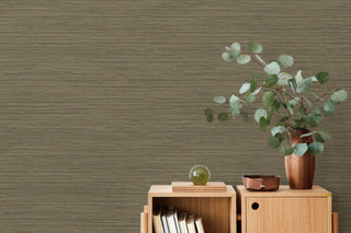 TH92125 faux grasscloth textured vinyl wallpaper decor from the Fibers and Threads collection by Seabrook Designs