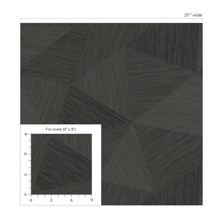 TH92500 geometric textured wallpaper scale unpasted vinyl from the Fiber and Threads collection by Seabrook Designs