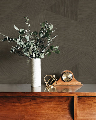 TH92506 geometric textured wallpaper decor unpasted vinyl from the Fiber and Threads collection by Seabrook Designs