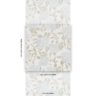 TL800020 Schumacher Peony Floral Unpasted Wallpaper Scale at Say Decor